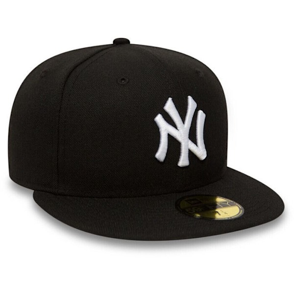 Keps - New Era - BASIC - Svart - Bomull och polyester - Perfekt passform Svart