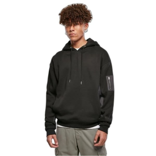 Sweatshirt Urban Classics Militær Bomber - sort - M Svart M