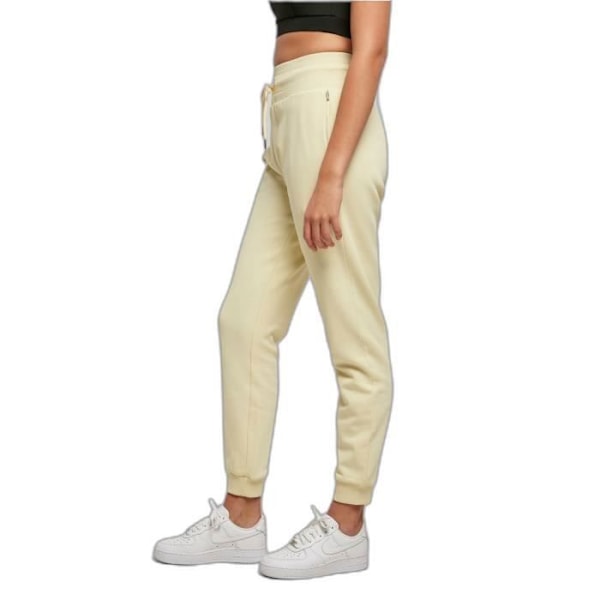 Joggingbukser - Urban Classics Organic - Gul - Økologisk bomuld - Høj talje - Kvinde Gul S