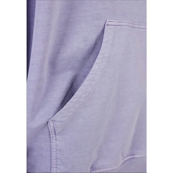 Hættetrøje - Urban Classics - Overdyed - Lys lavendel - Lange ærmer - Kængurulomme lavendelfärgad S