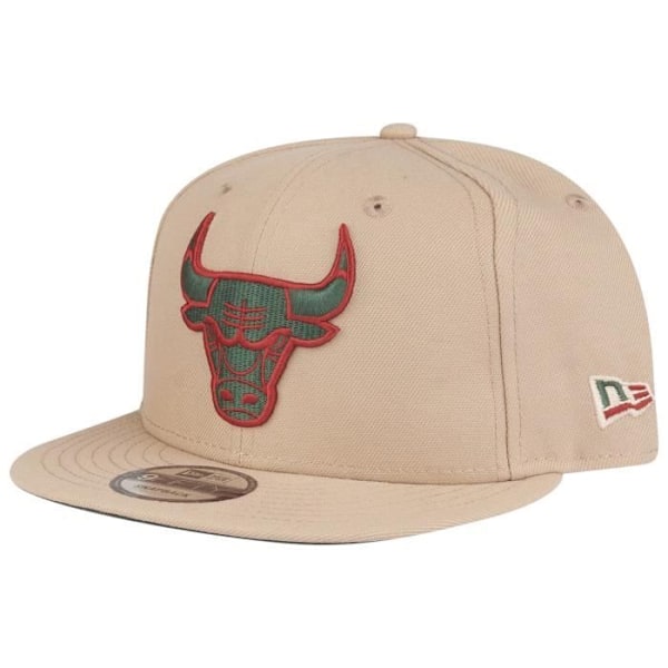 Casquette 9FIFTY - New Era - Chicago Bulls - Beig - Justerbar - 100% Polyester kamel, grön, röd