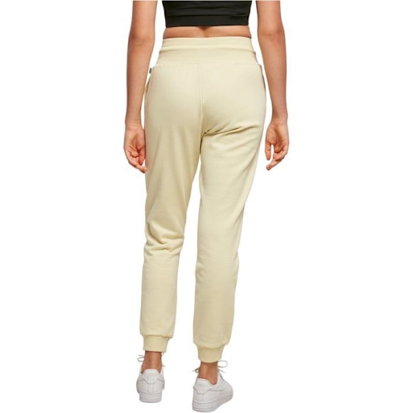Urban Classics Damer - Økologiske Højtaljede Sweatpants Gul XS