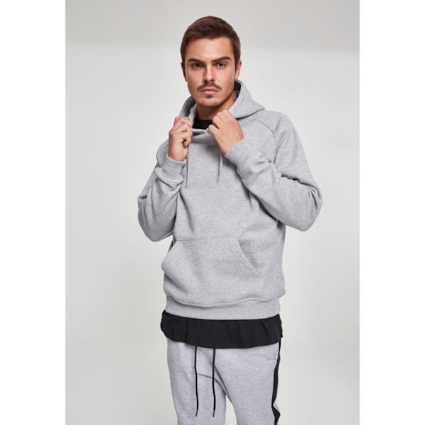 Hoodie - URBAN CLASSICS - Stora storlekar - Grå - Långa ärmar - Unisex grå XXXL