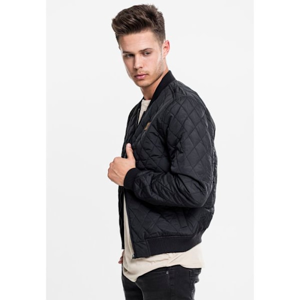 Parka - Kaupunkiklassikko - timantinylon GT - Pitkähiha blouson - 2 taskua - 100% Polyesteri svart XXXXXL
