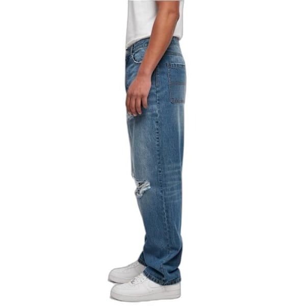 Urban Classics Distressed 90-talsjeans - blå - 32 Blå 30