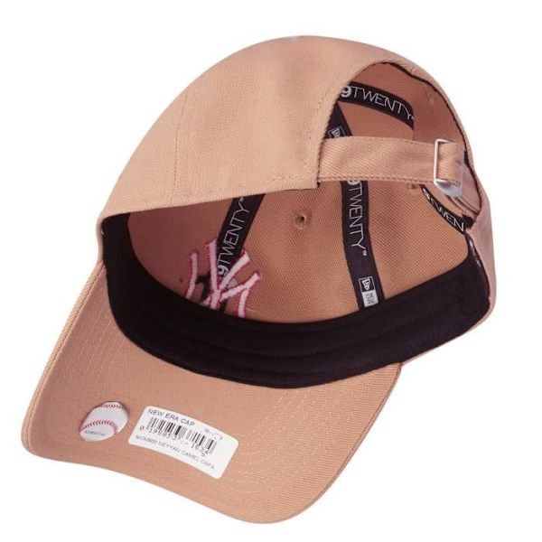 Casquette Dame New Era 9Twenty New York Yankees - Camel Beige Pink - 100% Polyester Kamel, beige, rosa
