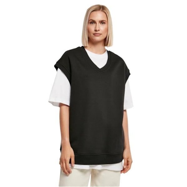 Sweatshirt til kvinder Urban Classics Oversized - sort - XS Svart S