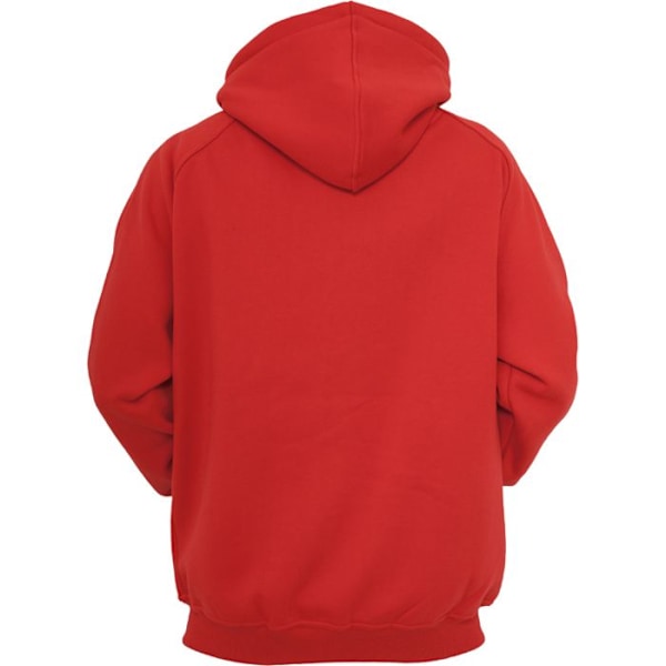 Hoodie - URBAN CLASSICS - Store størrelser - Rød - Lange ærmer - Unisex Röd XXXXXL