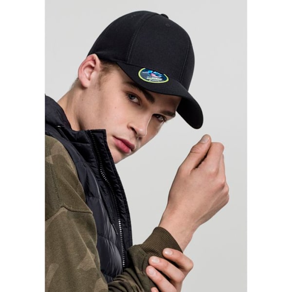 Bøjet Kasket - Flexfit - Cool & Dry - Sølvgrå - One Size - Sommer pengar