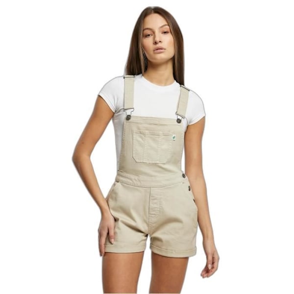 Salopette kort bio kvinde Urban Classics GT - off-white - 2XL Äggskal XXXXXL