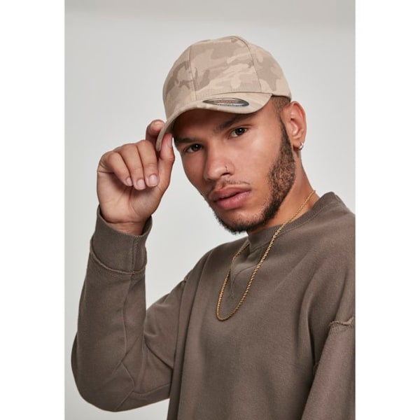 Naisten Lippis - Flexfit - Vaalea Kamo - Urheilullinen - Imukykyinen - Stretch Fit Camouflage - 635188 S / M