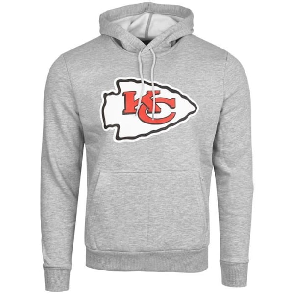 New Era Fleece - NFL Kansas City Chiefs harmaa - Miehet - Pitkät hihat Grå XXXL