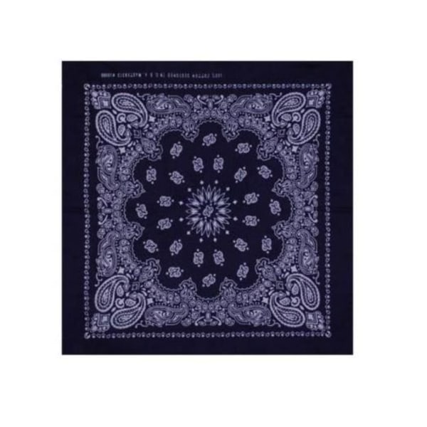 'Bandana - Masterdis - Paisley - 50x50 cm - Laivansininen - Yksi koko'