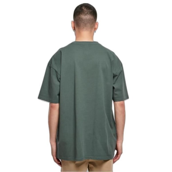 T-paita oversize Urban Classics Heavy Garment Dye - tummanvihreä - S Grön flaska M