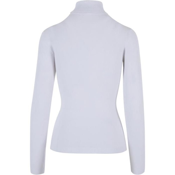Pull col roulé dame - Urban Classics - Hvid - 70% Viskose - 30% Nylon - Lange ærmer Vit jag