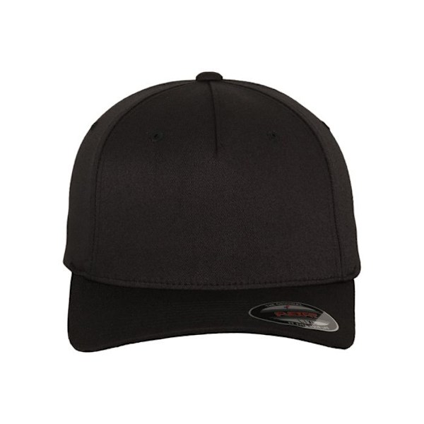 Kasket - Flexfit - 5 panel - Sort - Unisex - Sommer sort S / M