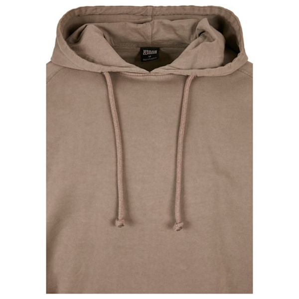 Sweatshirt - Urban Classics - Overdyed - Kaki Grøn - Lange Ærmer - Hættekappe grön khaki jag