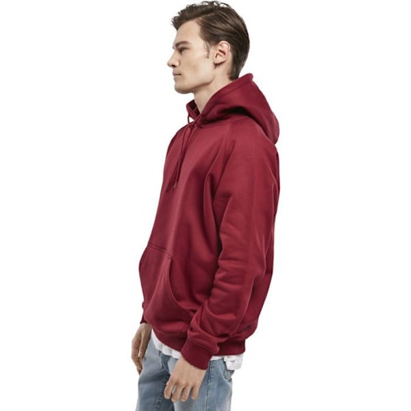 Hætte sweatshirt - URBAN CLASSICS - Bordeaux - Lange ærmer - Unisex - Størrelse op til 6XL Bordeaux jag