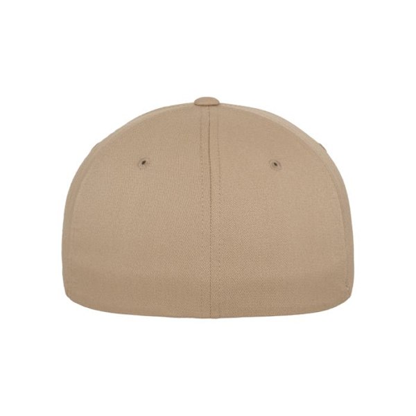 Kasket - Flexfit - 5 panel - Olivengrøn - Beige - Sommer kakigrøn S / M
