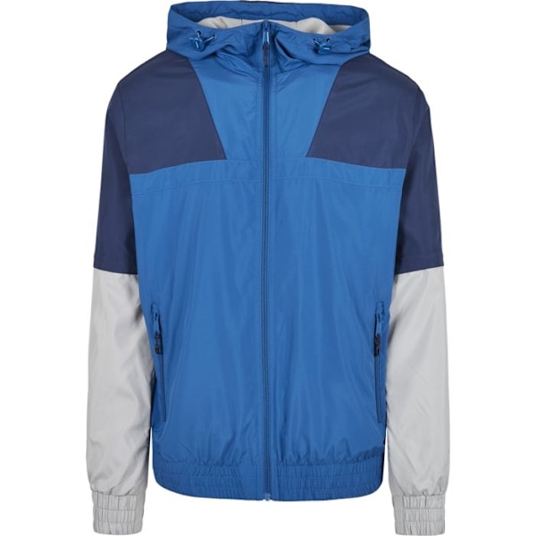 Veste Urban Classics zip away track blå/grå ljus M