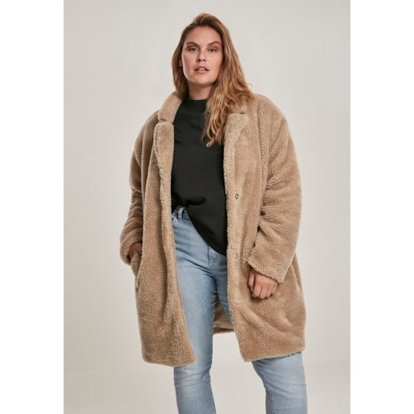 Parka dame - Urban Classic - Oversized - Farve hvidlige - Urban stil - Sherpa äggskal M