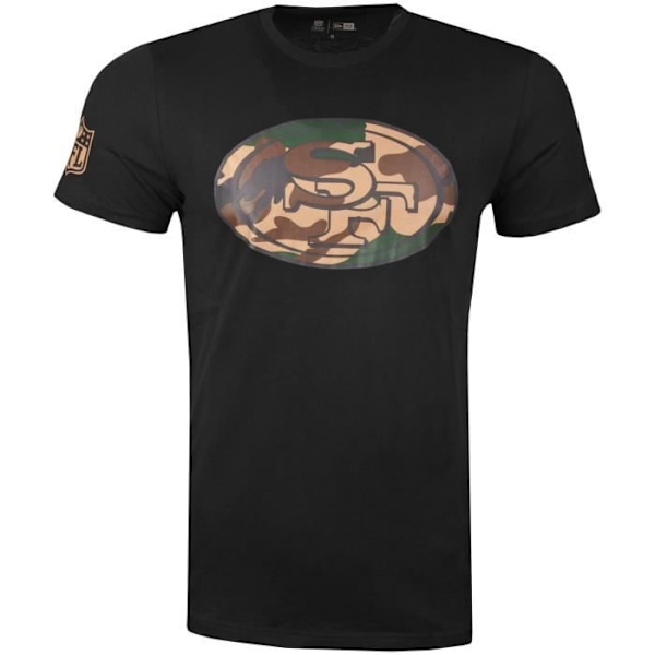 New Era Fotboll Supportertröja - NFL Lag noir / wood camo San Francisco 49ers XL
