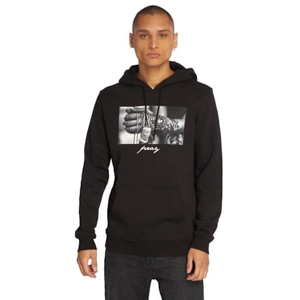 Hætte sweatshirt - Mister Tee - Pray 2.0 - Sort - 70% bomuld - 30% polyester Svart - 345863 XXXL