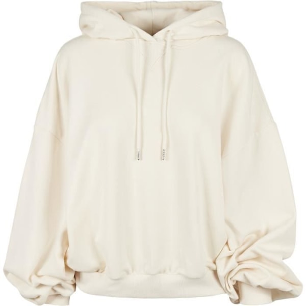 Sweatshirt - Urban Classics - Oversized - Ekologisk frotté - Huva - Vit Vit XL/XXL