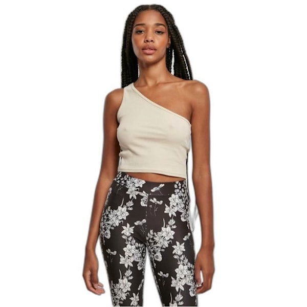Kort top til kvinder Urban Classics Asymmetric GT - beige - 5XL Beige XXXL