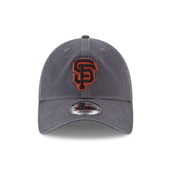 Basebollkeps - New Era - Giants MLB Core Classic 2 0 - Grå grafit - Unisex - Sommar grafitgrå Unik storlek