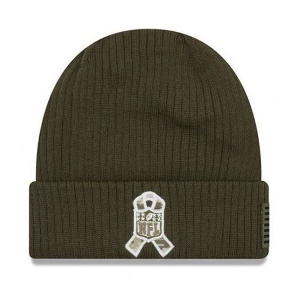 Bonnet - Los Angeles Rams - SALUTE TO SERVICE - Doublé polaire - One size - Oliven Oliv