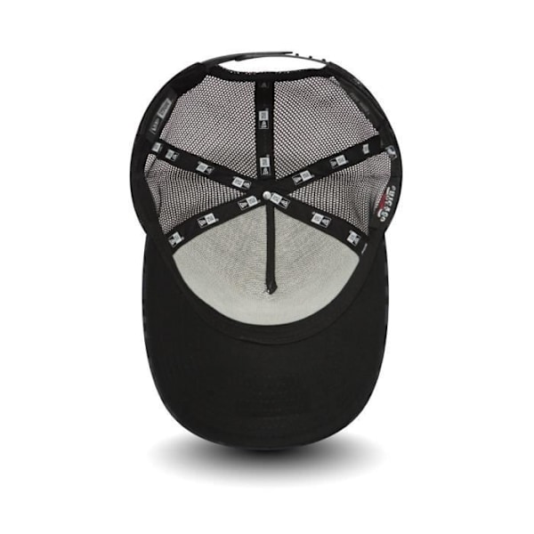 Casquette - New Era - Chicago Bulls - Justerbar - Stiv skygge - Sorte netpaneler Svart, Röd, Vit