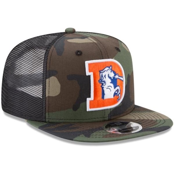 Throwback Denver Broncos Mesh 9Fifty Snapback Kepa träkamouflage