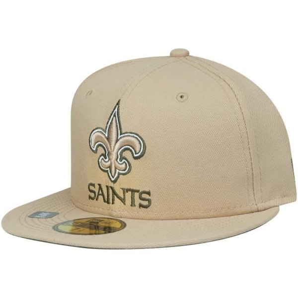 New Era 59Fifty Fitted Cap ÅRSJUBLIEUM NFL Team beige gevär New Orleans Saints 7