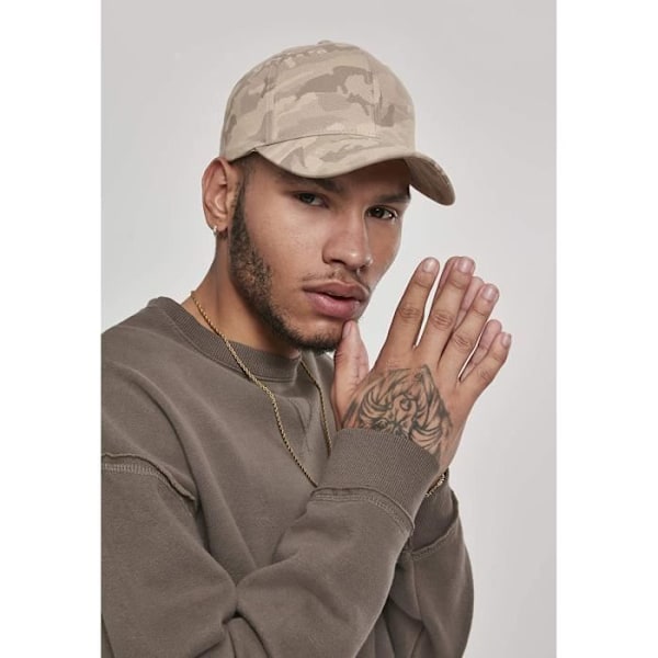 Chapeau Flexfit Light Camo Mixte - Mørk Beige - L-XL - Åndbar Mørk Beige