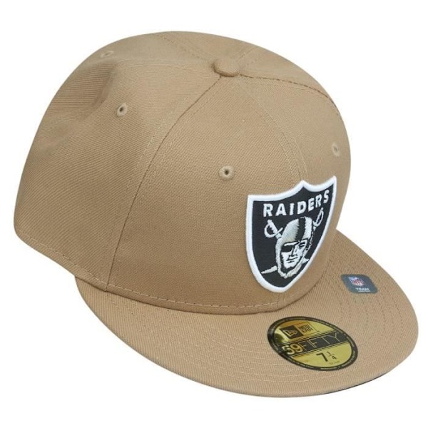 Uusi Aikakausi 59Fifty Säädettävä Lippalakki - Las Vegas Raiders khaki Brun 8