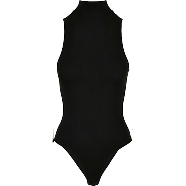 Body med rullkrage - Urban Classics - Svart - Åtsittande - Jersey stretch - Tryckknappar svart M