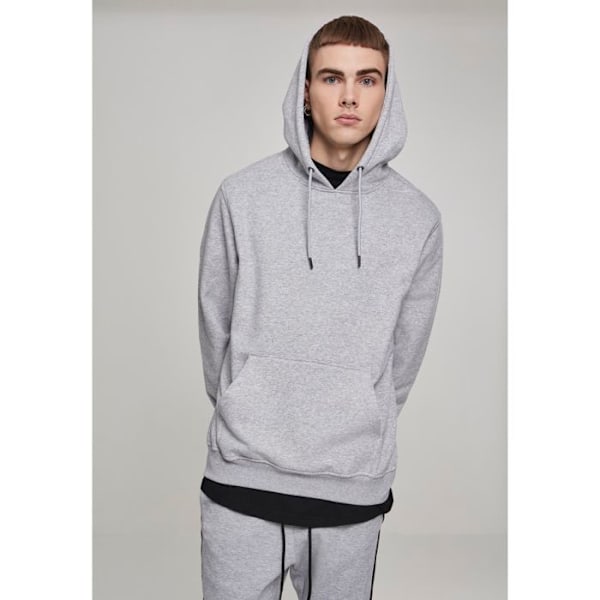 Huppari - Urban Classic - Perus Terry - Harmaa - Pitkät hihat - Kangaroo-tasku grå XXL