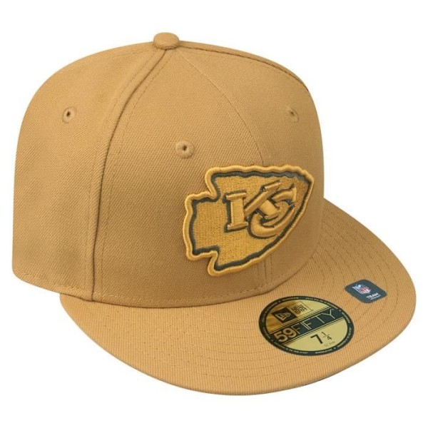 Justerbar keps - New Era - 59Fifty - Kansas City Chiefs - Panama Tan - Herr Brun 7