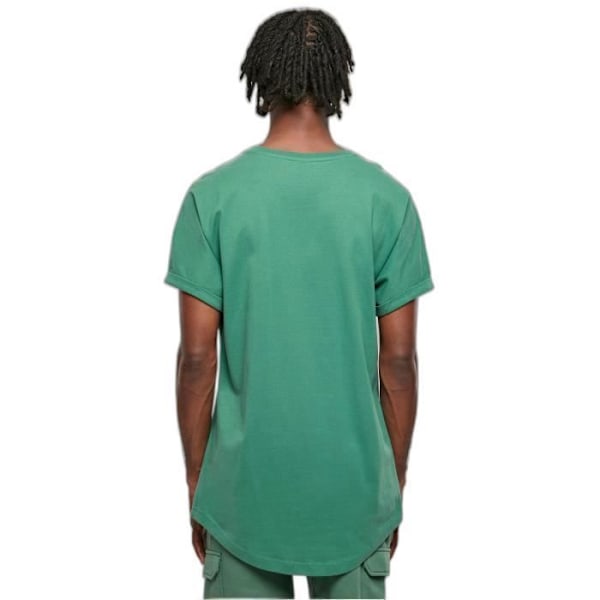 T-shirt - Urban Classics - Langformet Turnup Tee - 100% bomuld - Løs pasform - Korte ærmer Flerfärgad jag