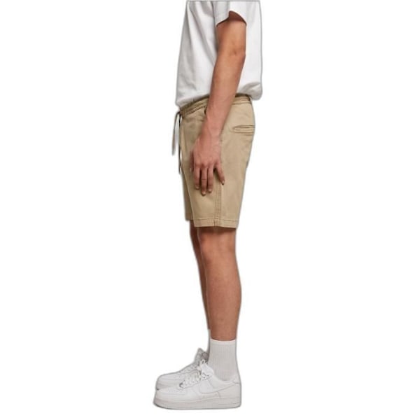 Urban Classics Stretch GT Twill Jogger Shorts - beige - 4XL Beige XXXXL
