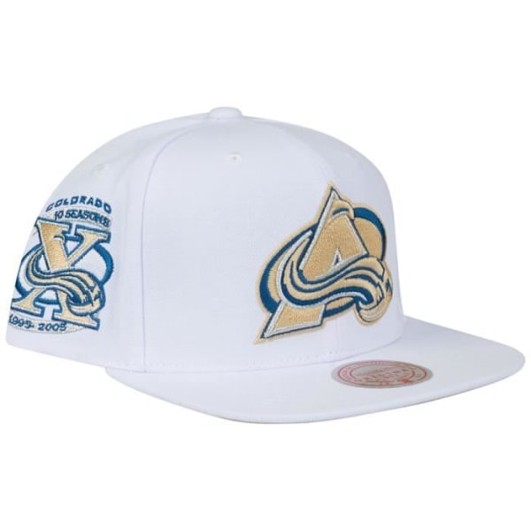 Mitchell & Ness Snapback CASQUETTE WINTER WHITE Colorado Avalanche - Mies - Valkoinen - Polyesteri Vit
