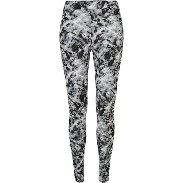 Legging dame Urban Classics Soft AOP GT - hvid/sort - 4XL vit svart XXXXXL