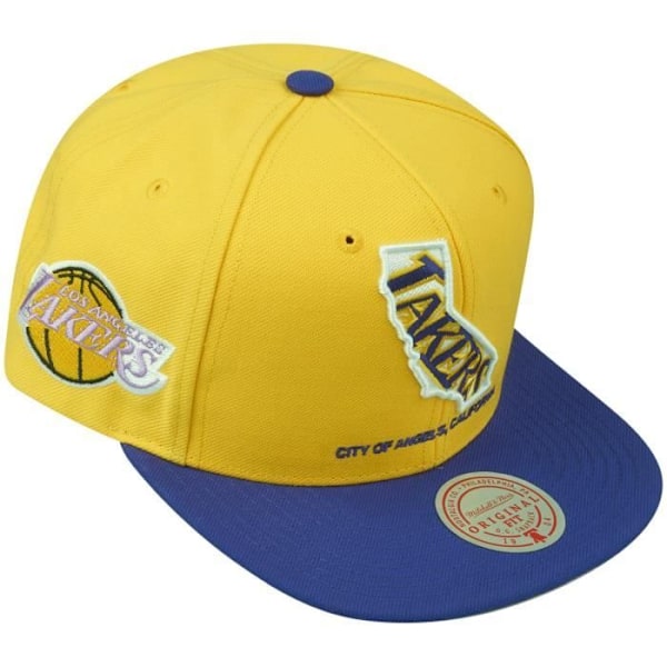 Casque Snapback TEAM INSIDER Los Angeles Lakers - MITCHELL & NESS - Herr - Vit/Swart - Sportmode Svart