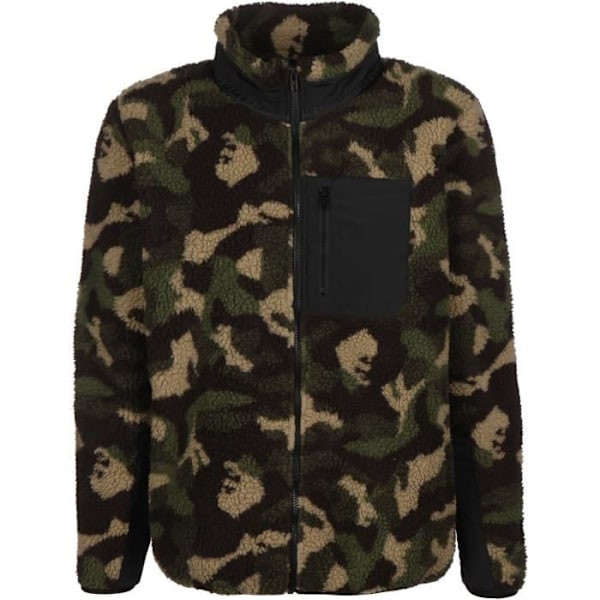 Lett jakke Sherpa Urban Classics - Mand - Grøn - Oversize skæring - Praktiske lommer Grön M