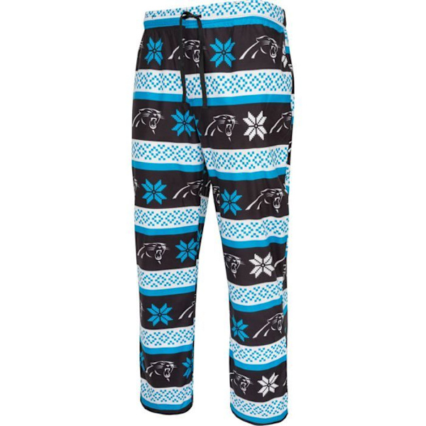 NFL-hold Vinter JULE Pyjamas Sæt skjorte og bukser Carolina Panthers S