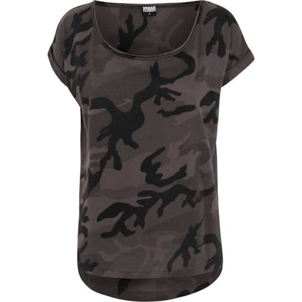T-shirt HiLo - Urban Classics - Camo - Kvinde - Bred hals - 60% bomuld, 40% polyester