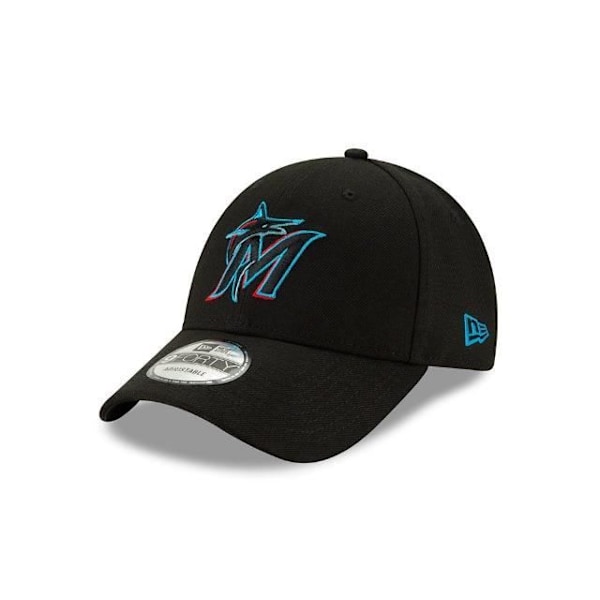 Casquette - New Era - 9FORTY - Miami Marlins - Svart - Justerbar - 100% Polyester svart