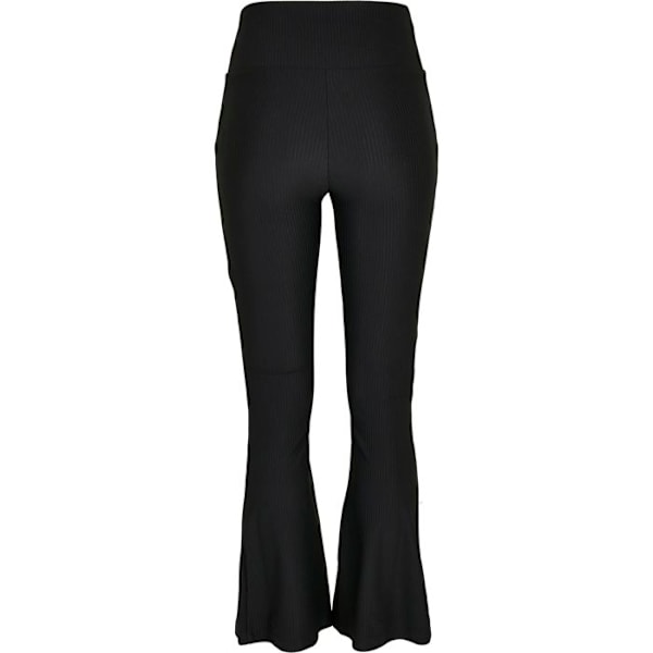 Leggings - Urban Classics - Boot Rib - Korkea vyötärö - Laajeneva - Suuret koot svart XXXXXL