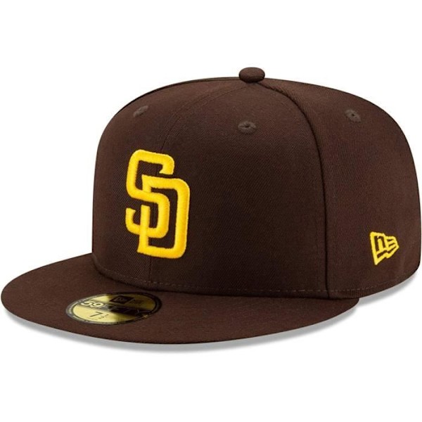Casquette New Era San Diego Padres MLB AC Performance brun 59Fifty kastanj 64 cm